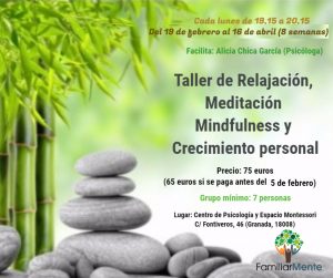 TALLER DE RELAJACION Y MINDFULNESS