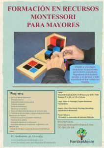 RECURSOS MONTESSORI PARA MAYORES 4º EDICION