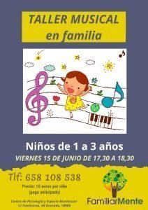 TALLER MUSICAL EN FAMILIA